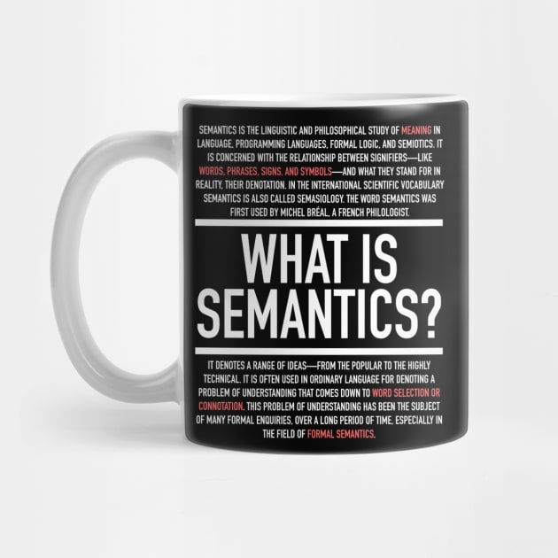 Semantics Defined - Linguistics Teacher by Hidden Verb